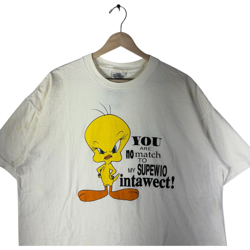 Vintage Looney Tunes Tweety Bird Humor Cartoon Tee