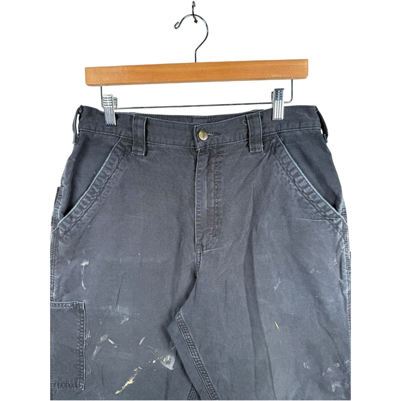Vintage Carhartt Loose Fit Cargo Denim Shorts 32