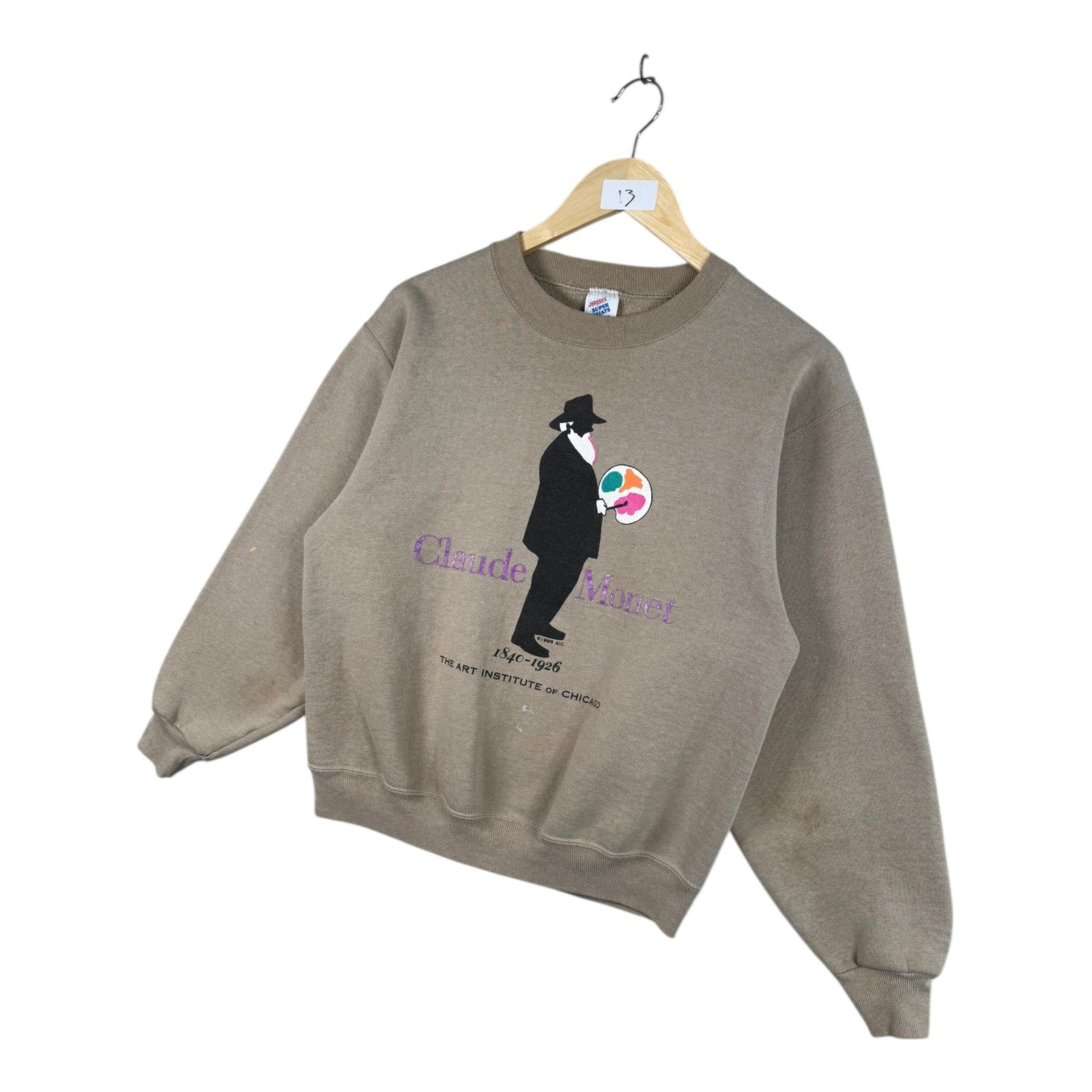 Vintage Claude Monet Art Institute of Chicago Crewneck