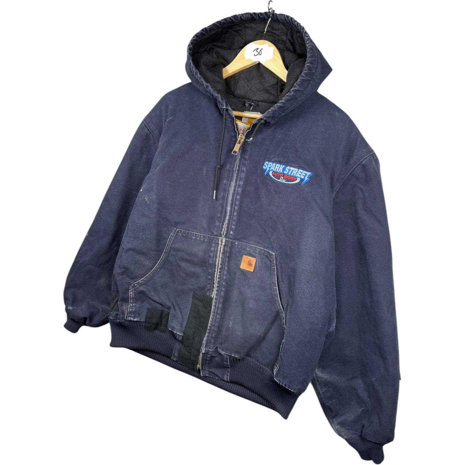 Vintage Carhartt Spark Street Auto Full Zip Hoodie