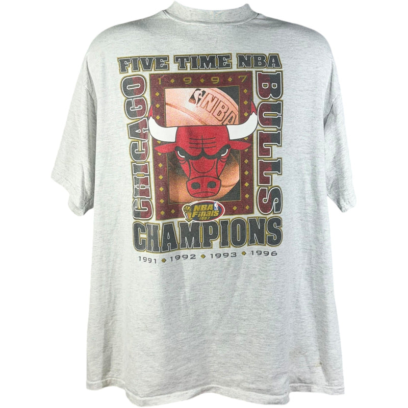 Vintage Chicago Bulls Five Time Champions Tee 90s