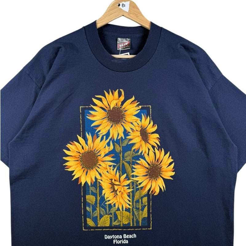 Vintage Sunflower Graphic T-Shirt