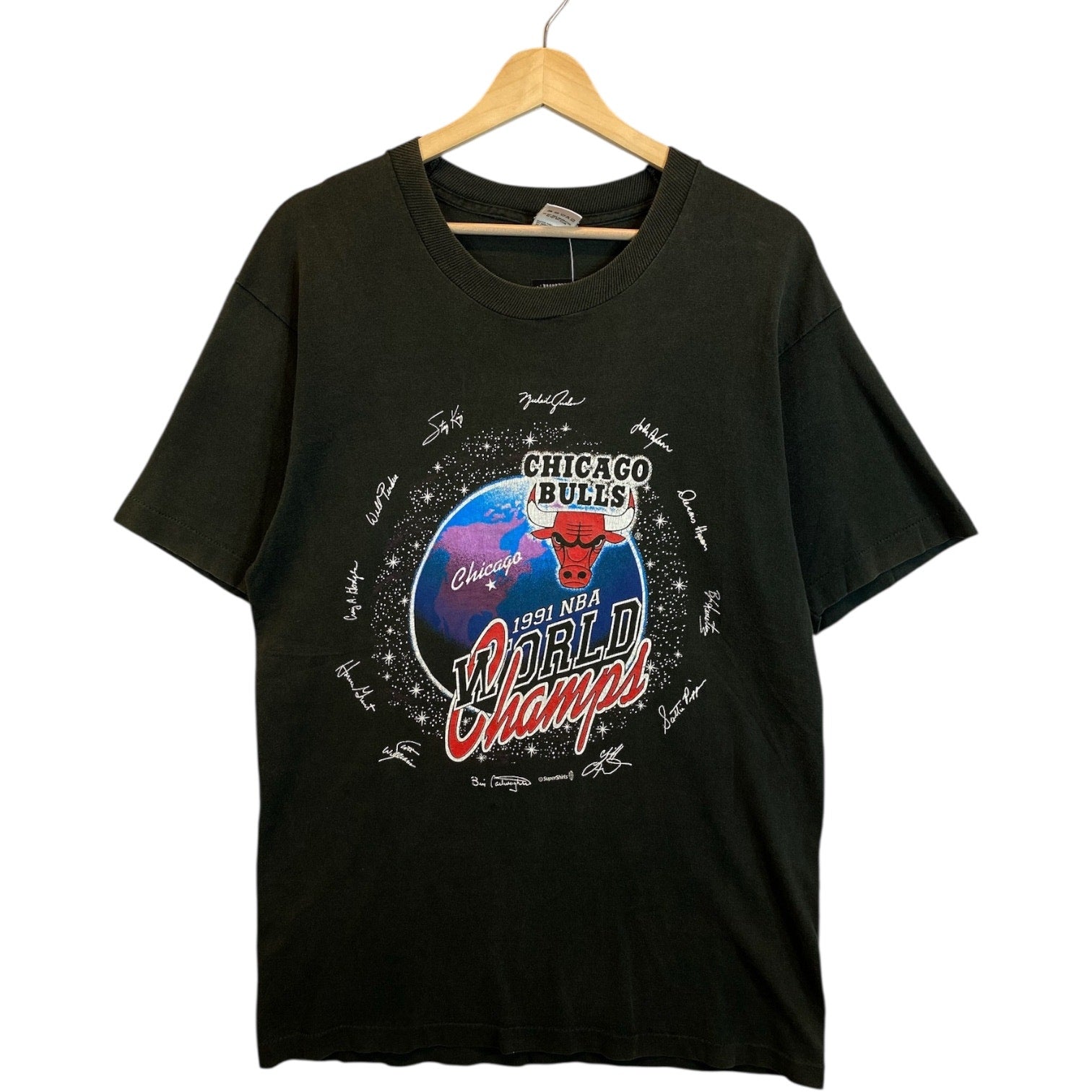 Vintage Chicago Bulls World Champ 1991 NBA T-Shirt