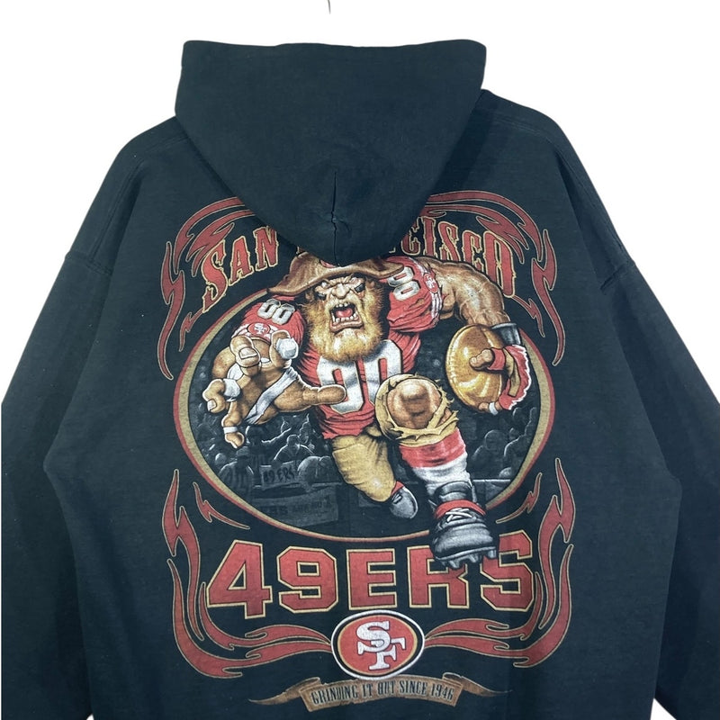 Vintage San Francisco 49ers NFL Graphic Pullover Hoodie