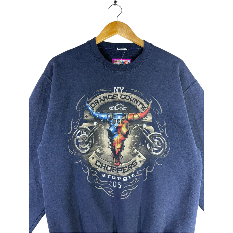 Vintage Sturgis Orange County Choppers NY Crewneck