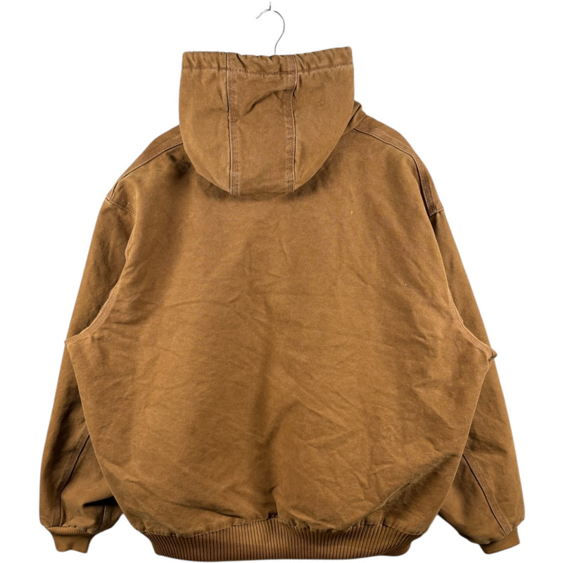 Vintage Carhartt Insulated Active Jac Hoodie Full Zip Jacket