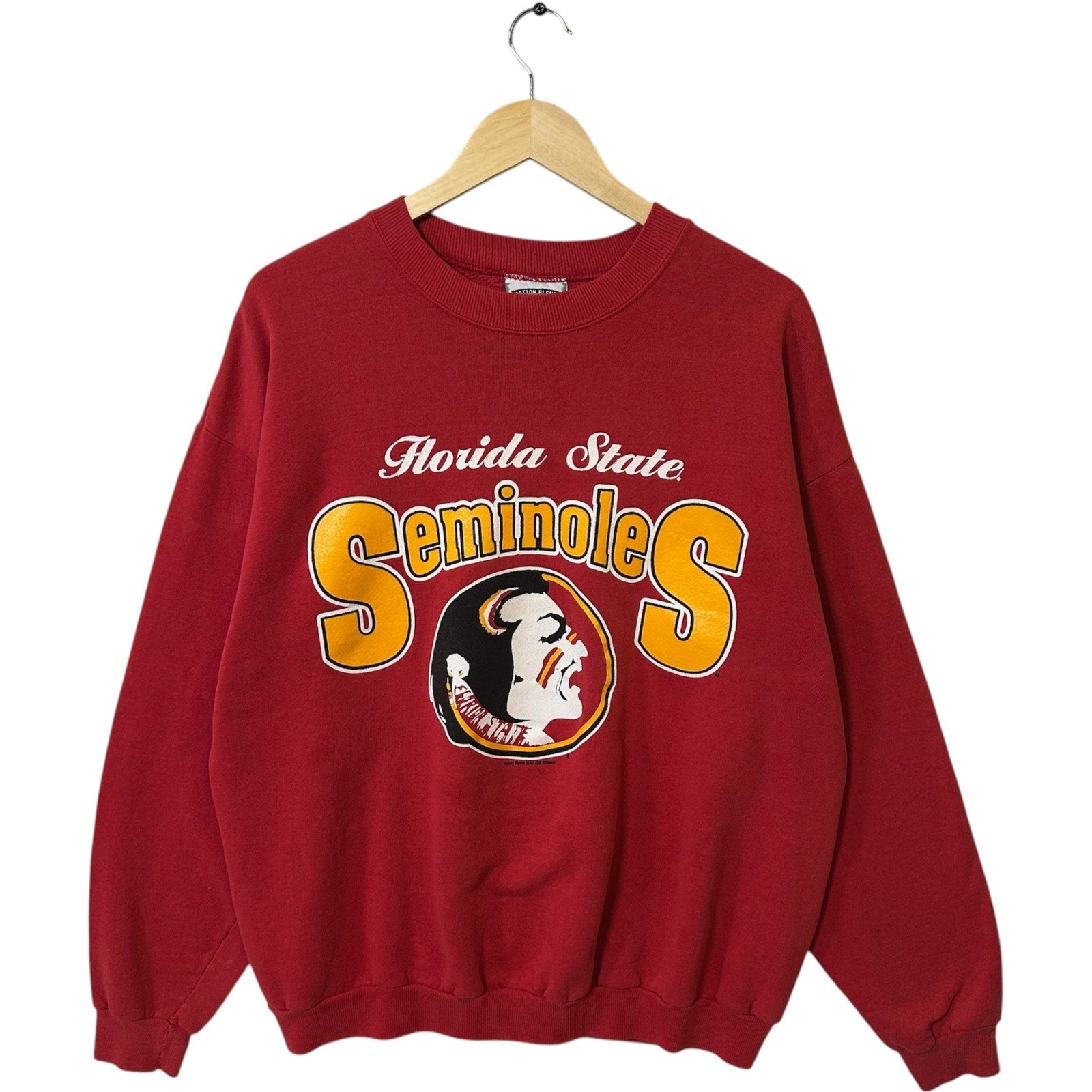 Vintage Florida State University Seminoles Spellout Crewneck