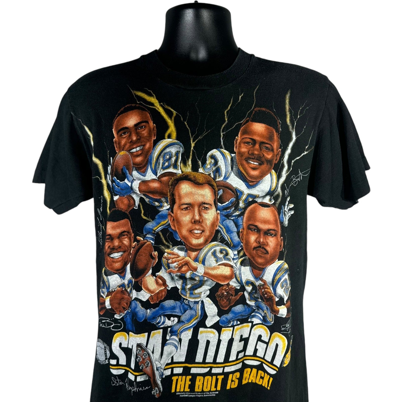 Vintage San Diego Chargers "Stan Diego" Caricature Tee