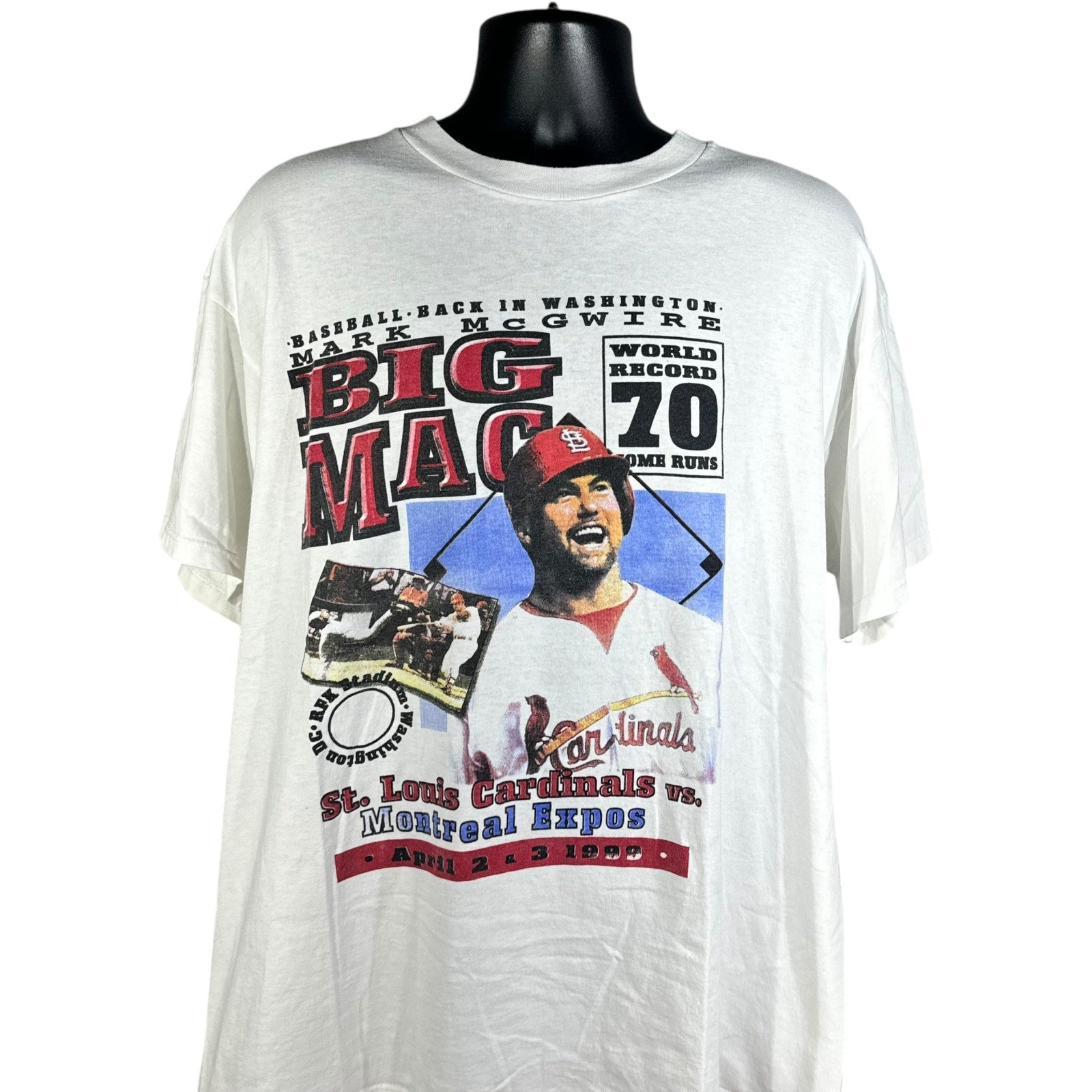 Vintage St. Louis Cardinals Big Mac Mark McGwire Tee