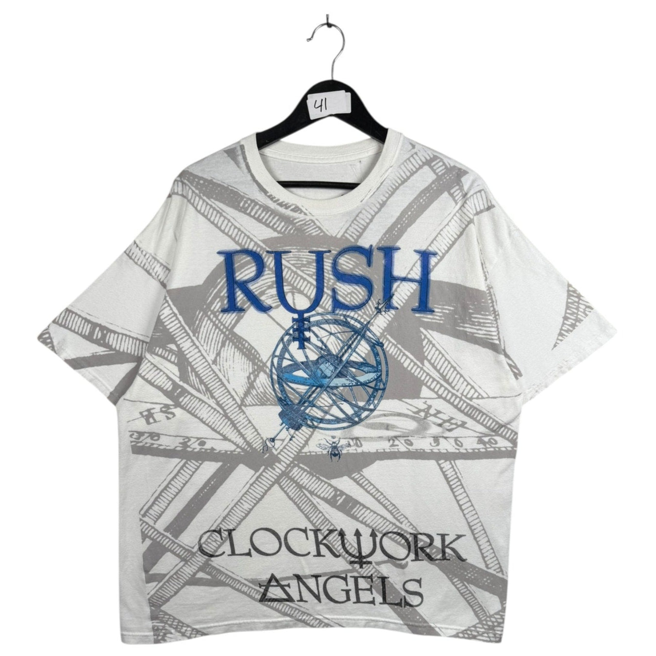 Vintage Rush Clockwork Angels Tour T-Shirt