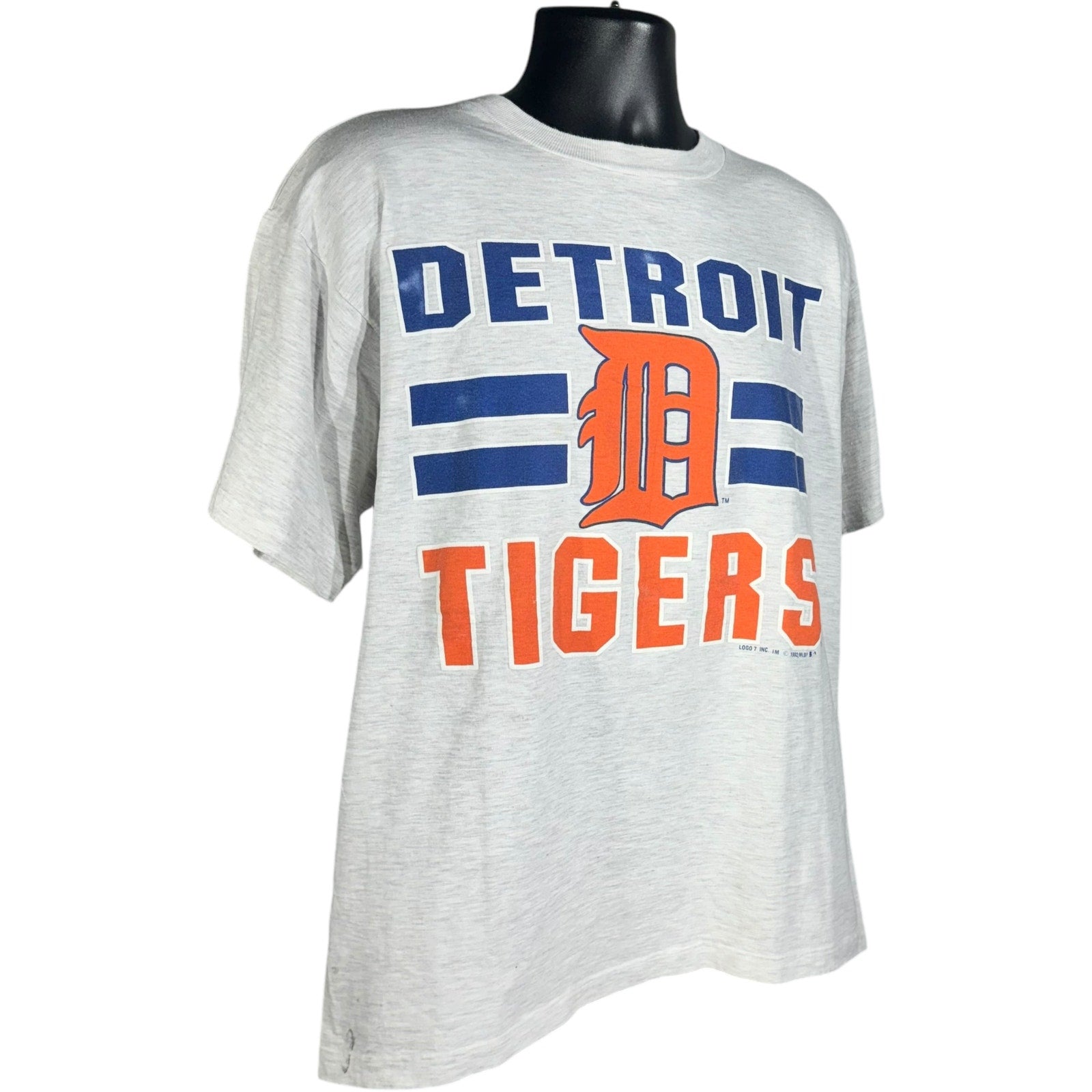 Vintage Detroit Tigers MLB Spellout Tee 1992