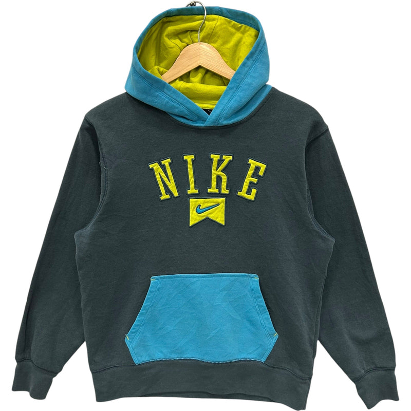 Vintage Nike Color Block Spellout Hoodie