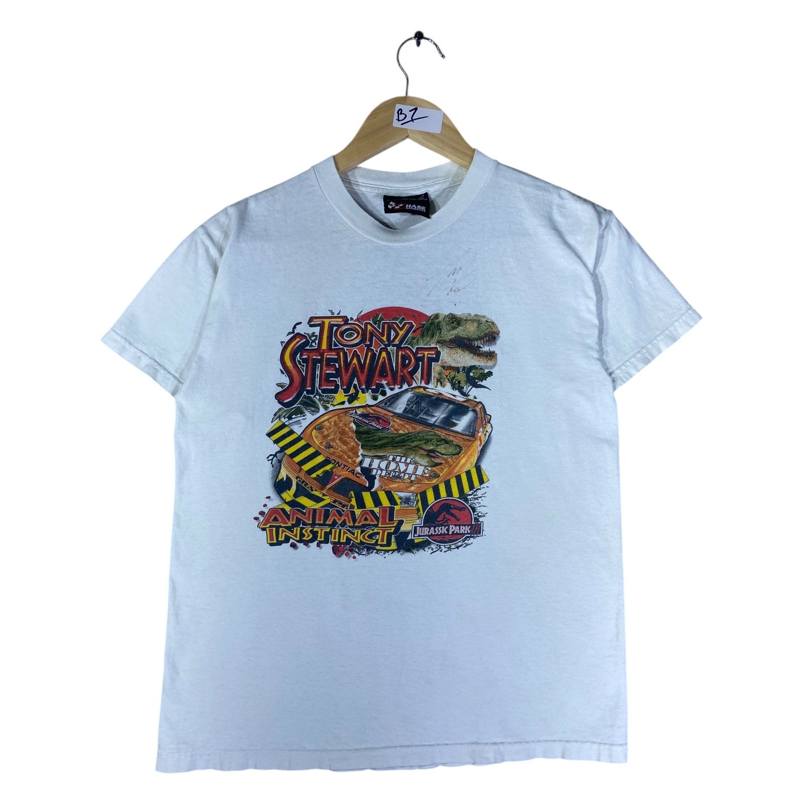 Vintage Tony Stewart 20 Jurassic Park T-Shirt