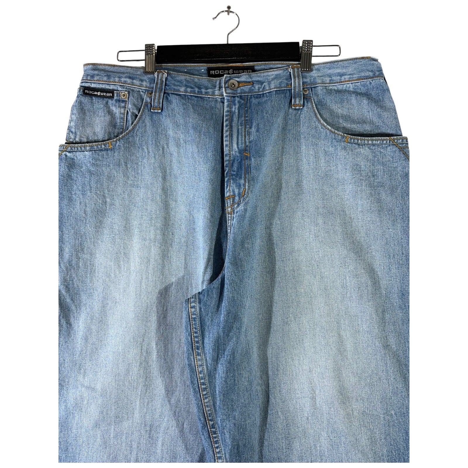Vintage Rocawear Wide Leg Denim Shorts 38