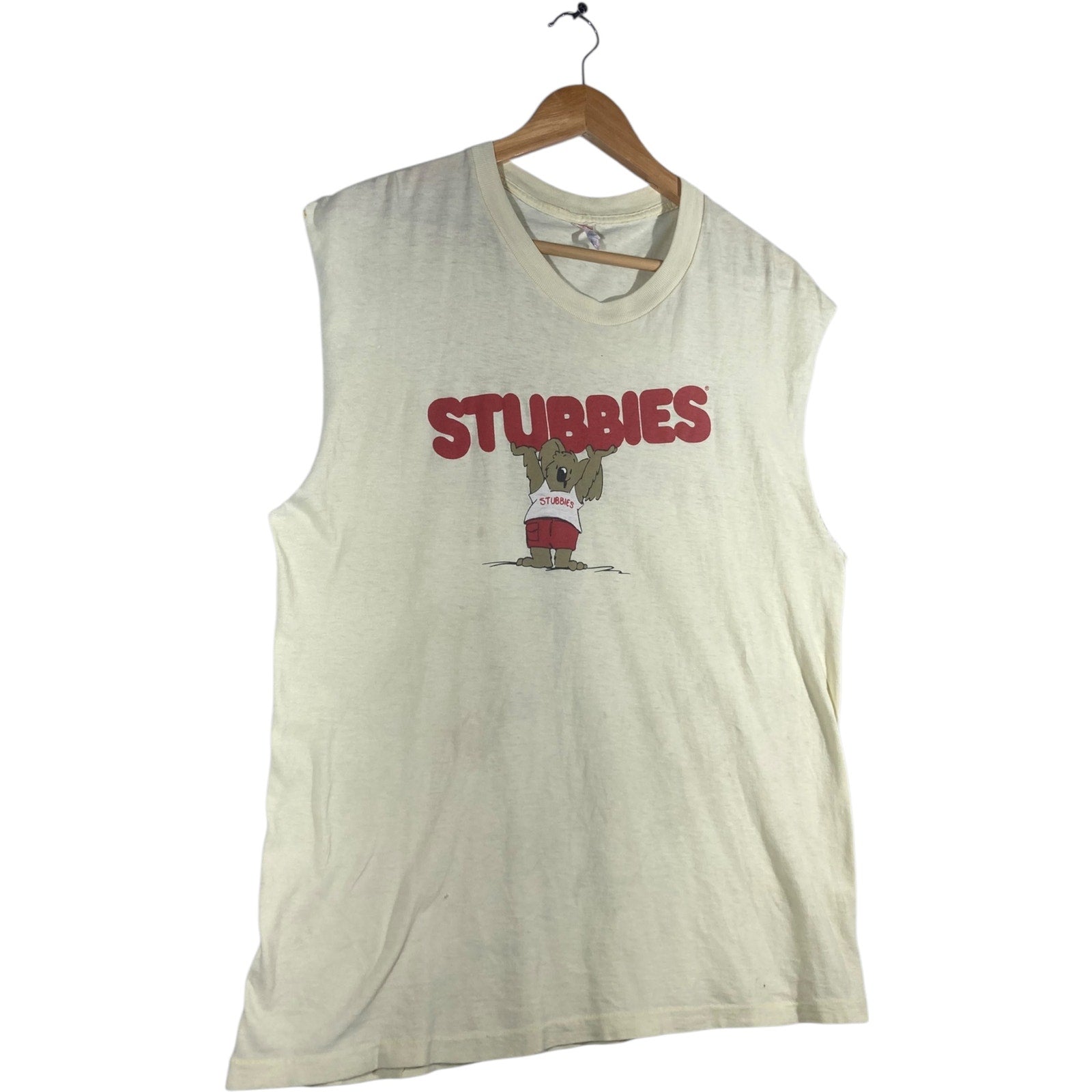 Vintage Stubbles Muscle Sleeve Tank Top