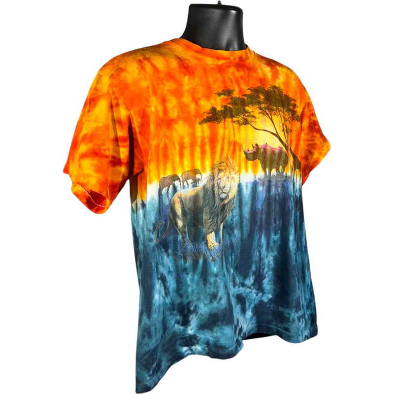 Vintage Safari Nature Tie Dye Tee