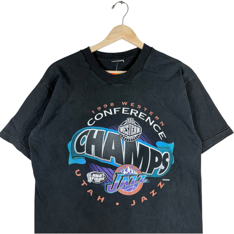 Vintage Utah Jazz Western Conference Champs NBA 1998 Tee