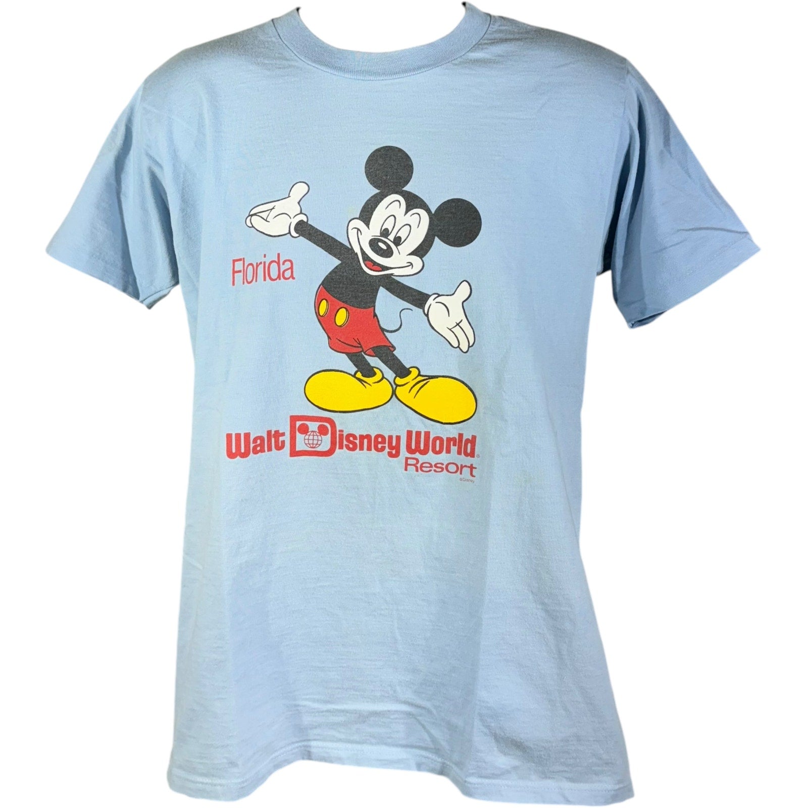 Vintage Walt Disney World Resorts Florida Souvenir Tee 80s