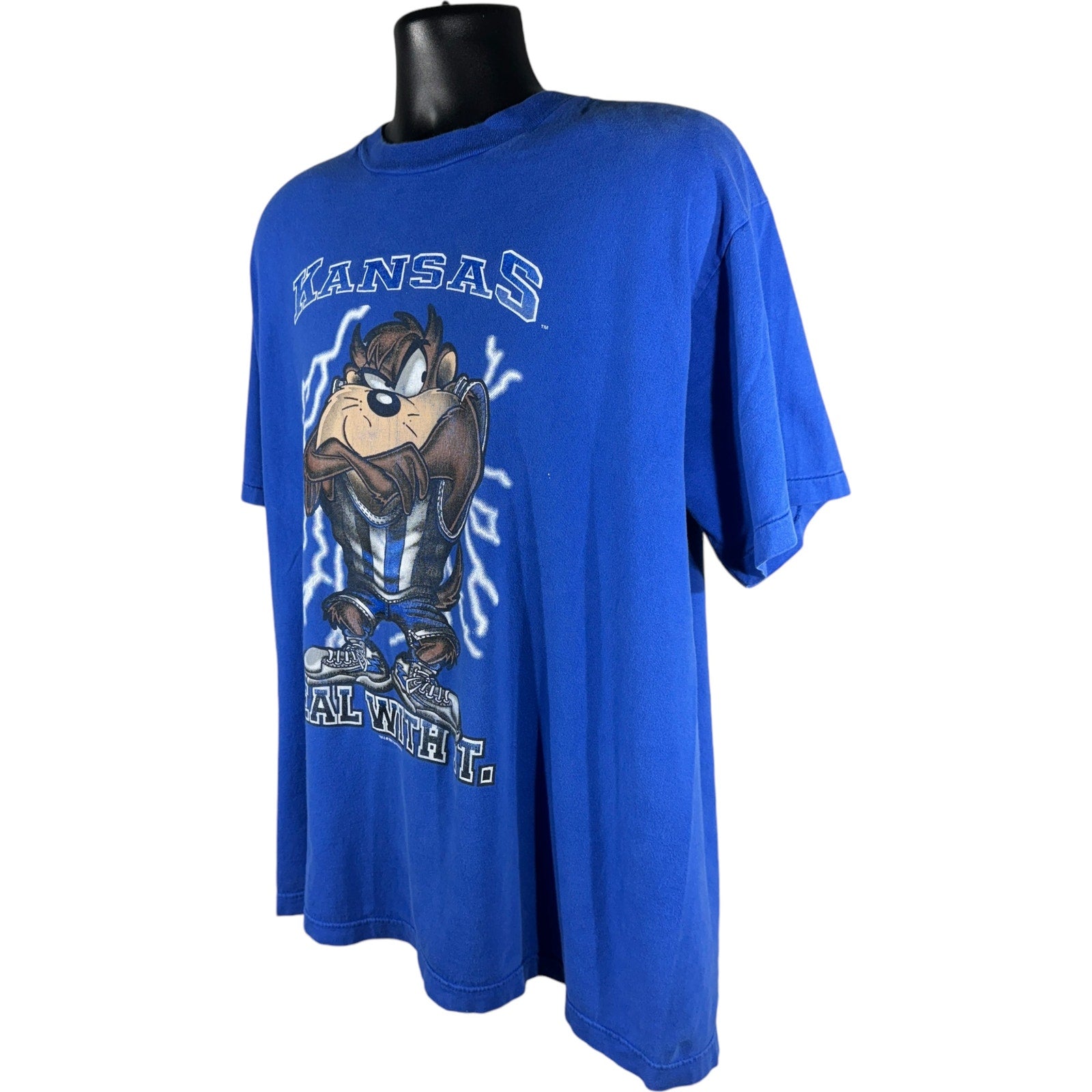 Vintage University Of Kansas Taz Tee