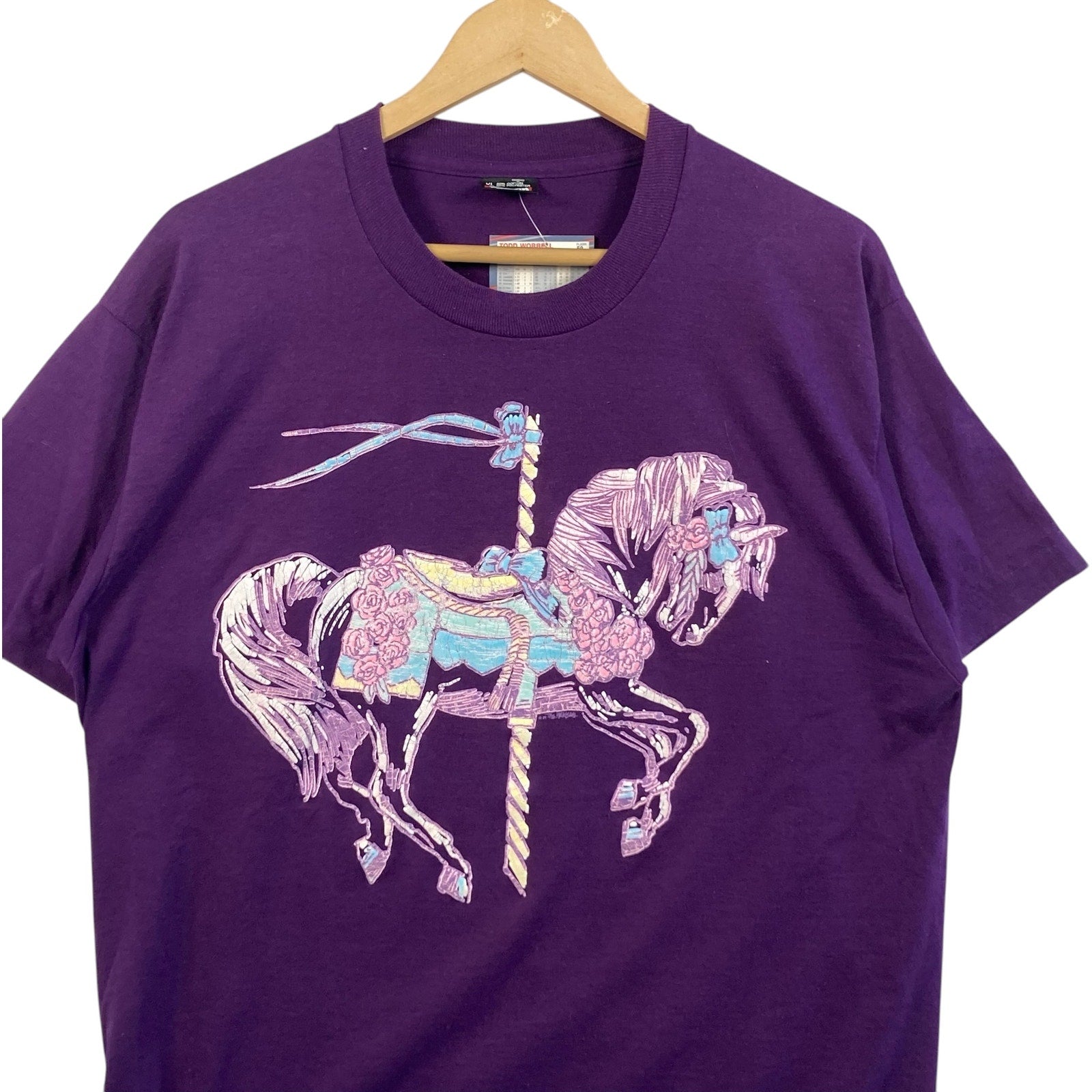Vintage Carousel Horse Silhouette Tee