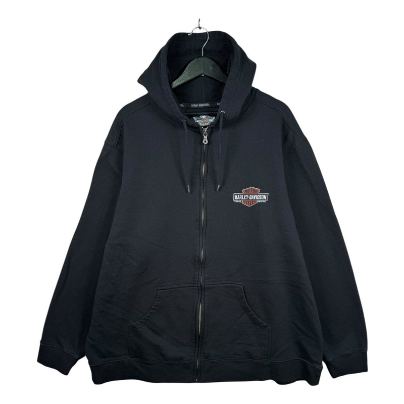 Vintage Harley Davidson Genuine Oil Full-Zip Hoodie