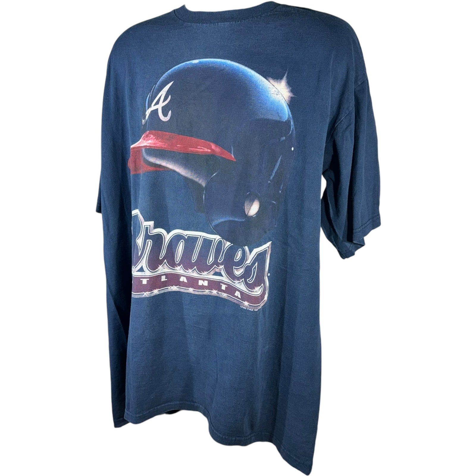 Vintage Atlanta Braves Big Helmet Tee 90s