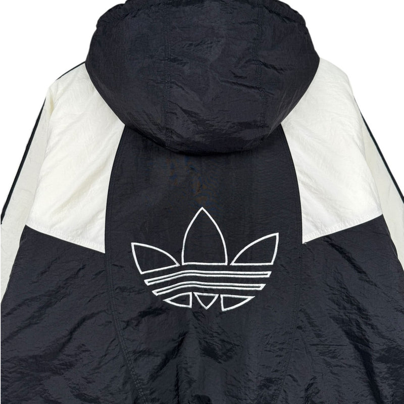 Vintage Adidas Full Zip Colorblock Hooded Windbreaker