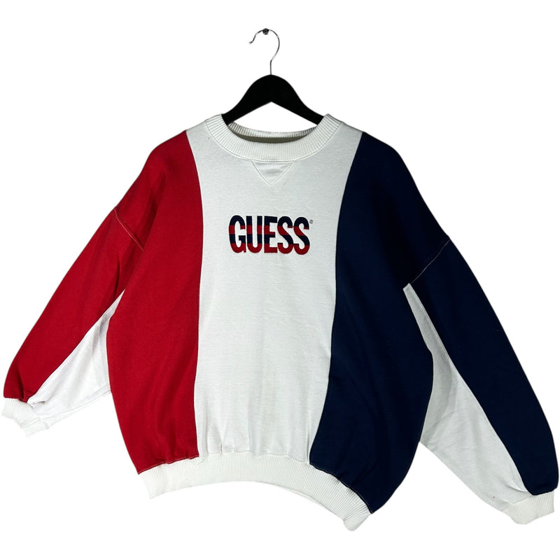 Vintage Guess Color Block Crewneck