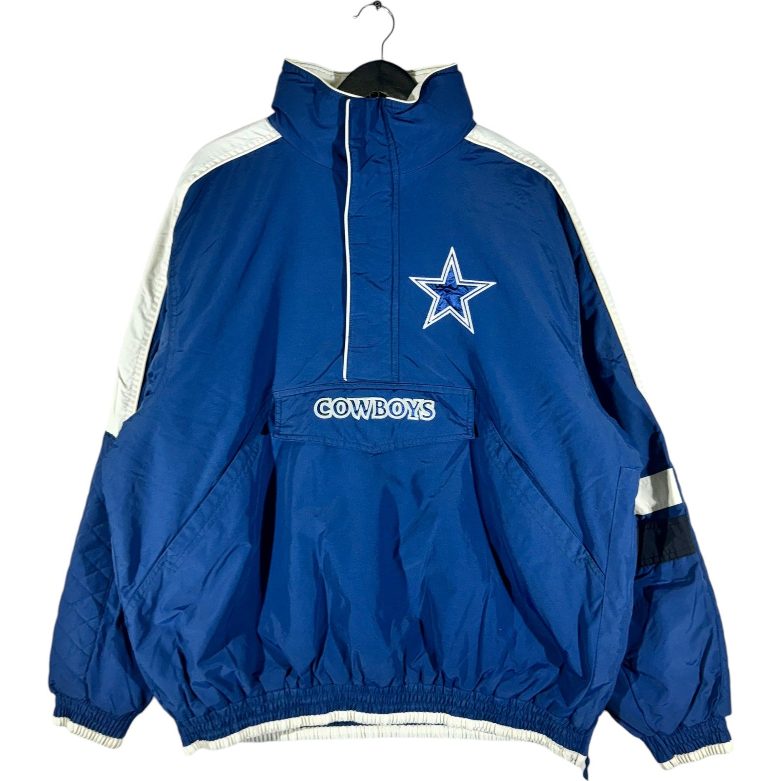 Vintage NFL Dallas Cowboys 1/4 Zip Puffer Jacket