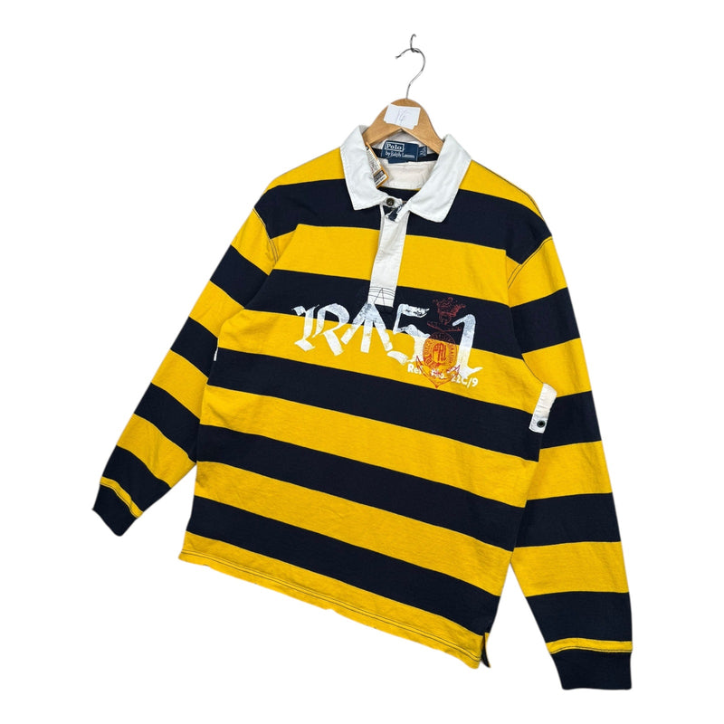 Vintage Polo Ralph Lauren Striped Long Sleeve Rugby Shirt