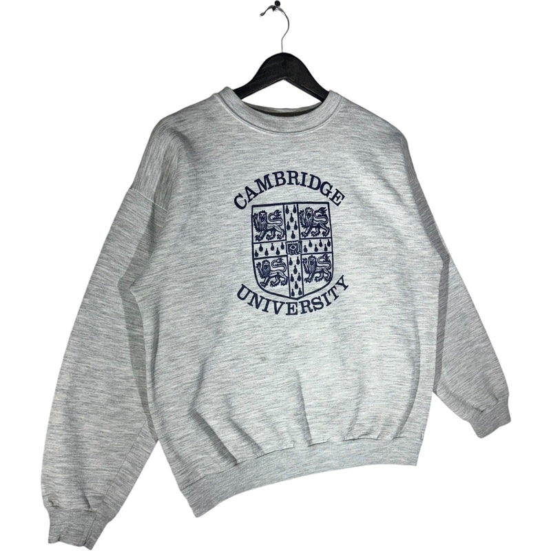 Vintage Cambridge University Crest Spellout Crewneck