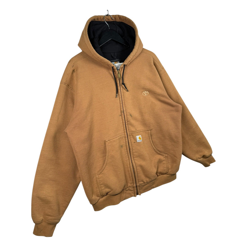 Vintage Carhartt Thermal-Lined Full Zip Hoodie