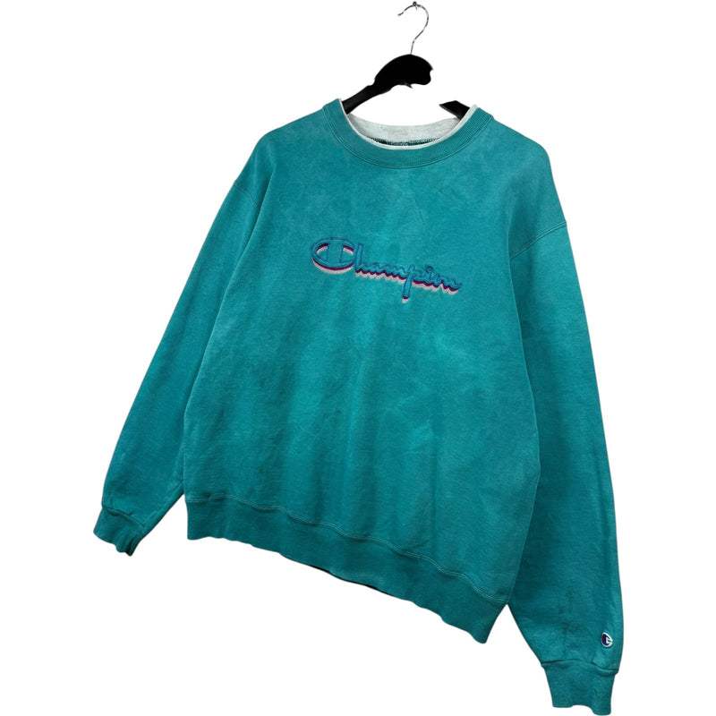 Vintage Champion Embroidered Logo Crewneck