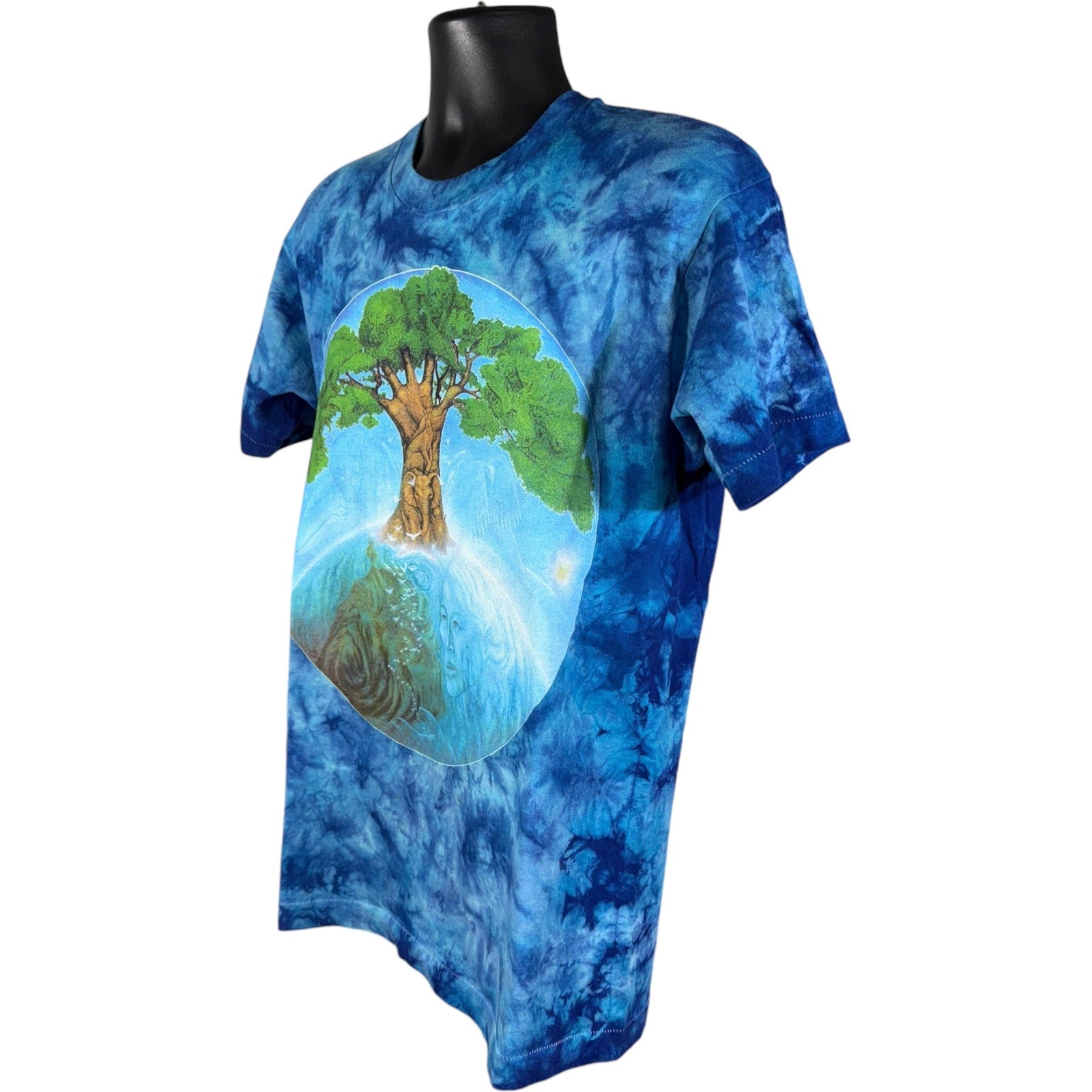 Vintage Planet Earth Tie Dye Nature Tee 90s