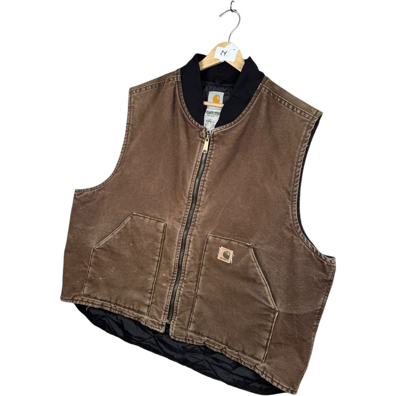 Vintage Carhartt Canvas Full Zip Vest
