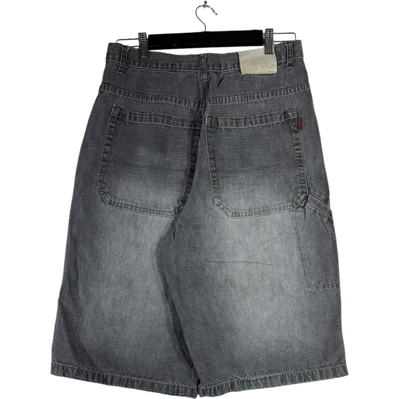 Y2K Three-J Faded Denim Shorts 32x13