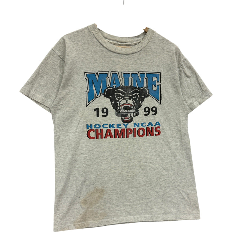 Vintage Maine Hockey Champions Tee 90s