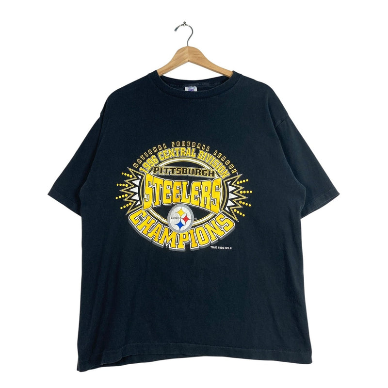 Vintage Pittsburgh Steelers Central Division Champions T-Shirt 1996