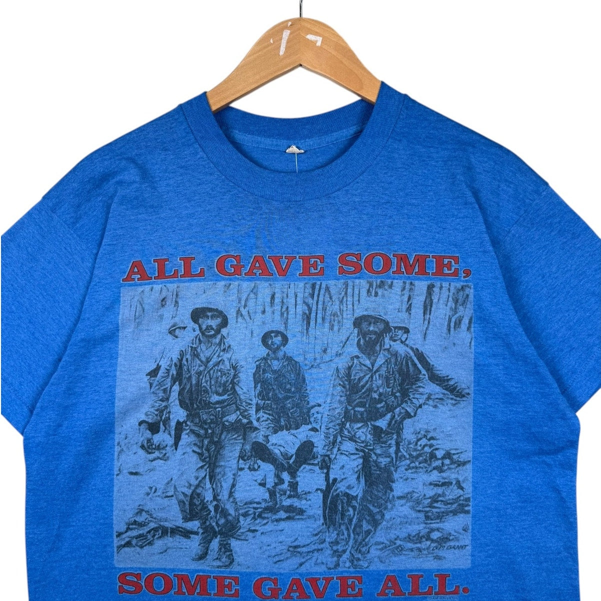 Vintage Military Tribute Graphic T-Shirt