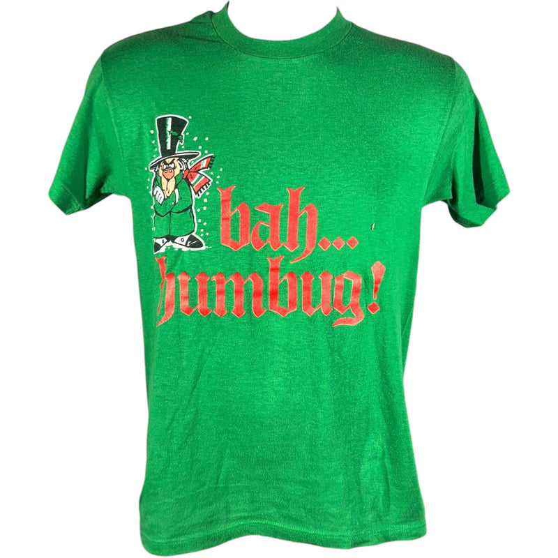 Vintage A Christmas Carol Bah Humbug Christmas Tee 90s