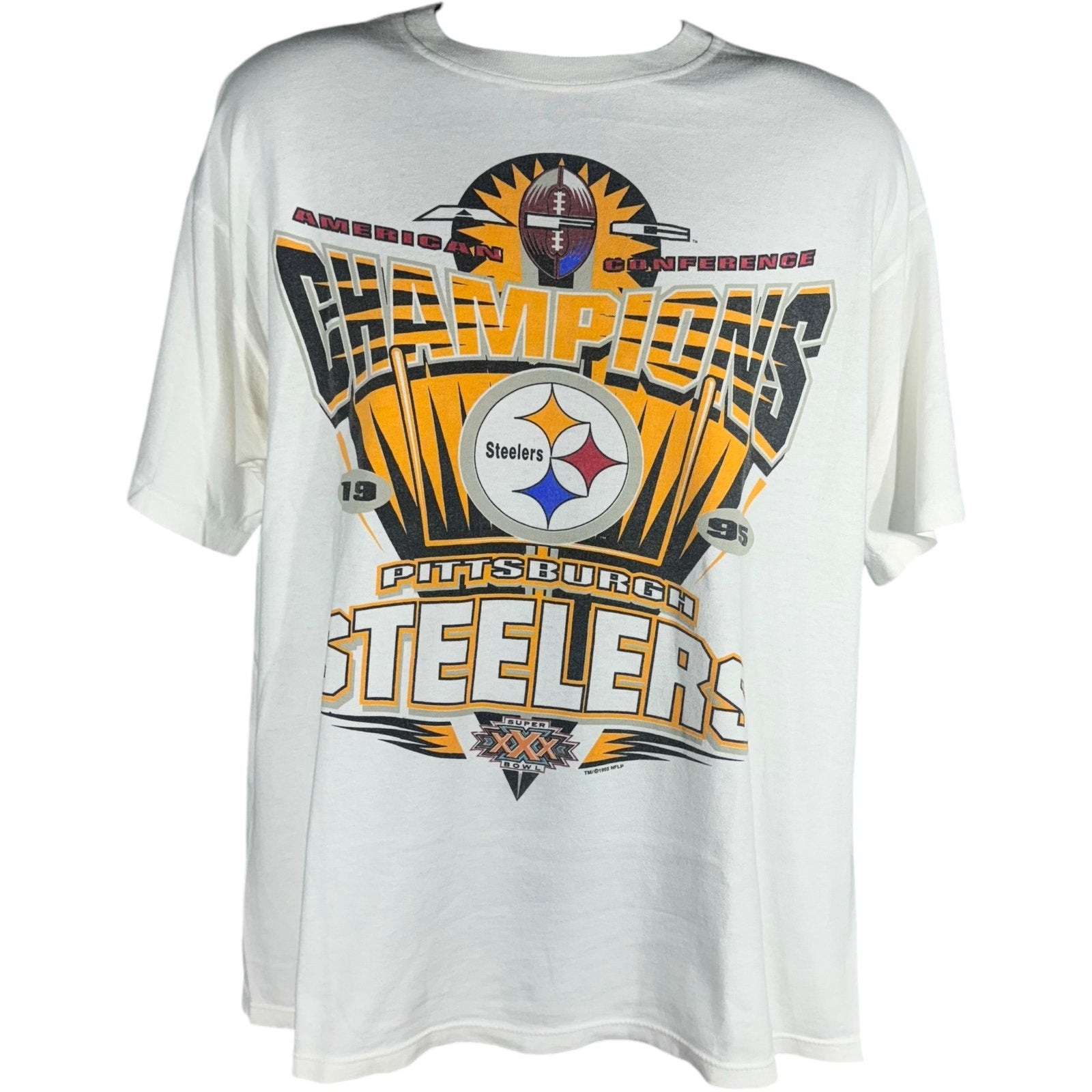 Vintage Pittsburgh Steelers Champions Tee 1995