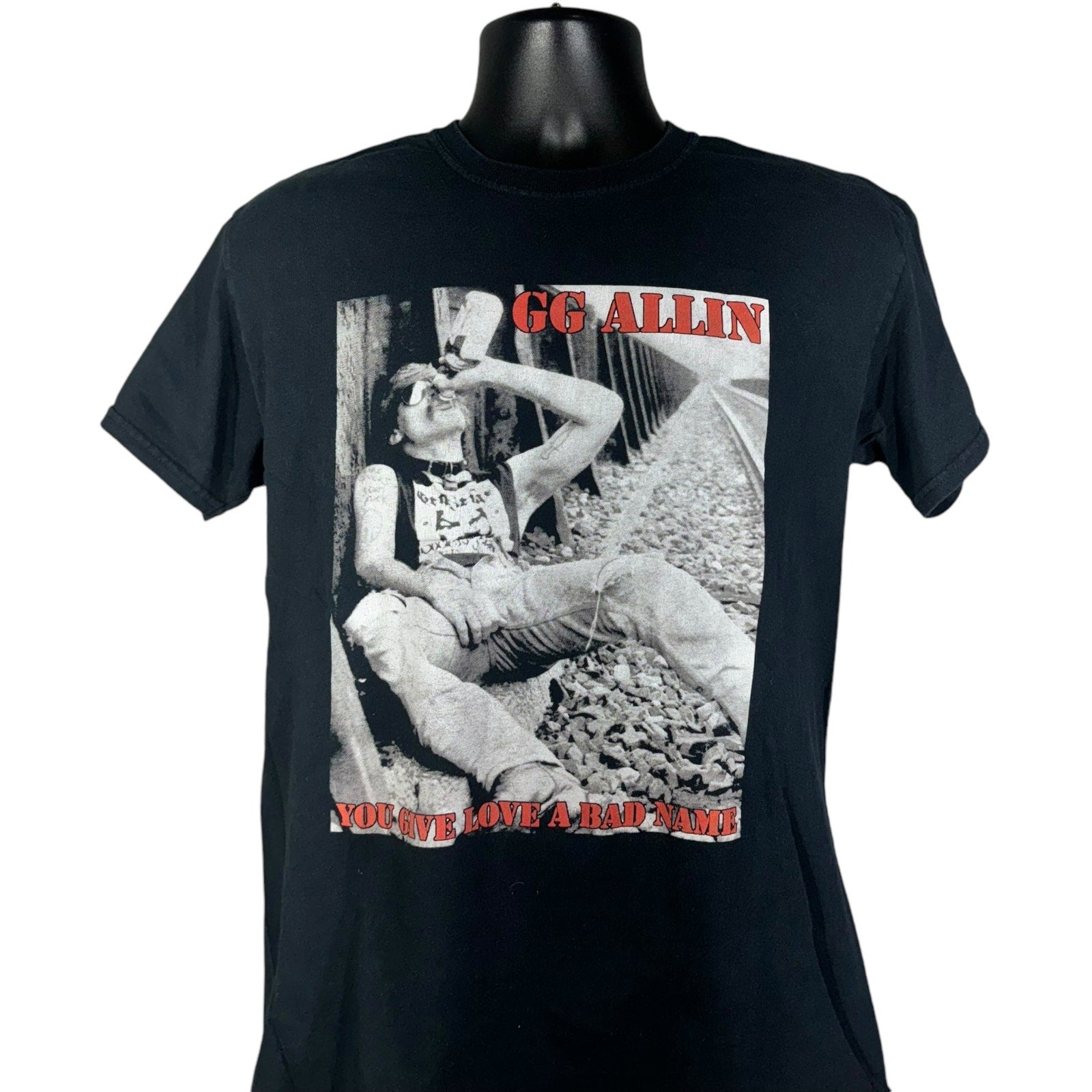 Vintage GG Allin You Give Love A Bad Name Tee