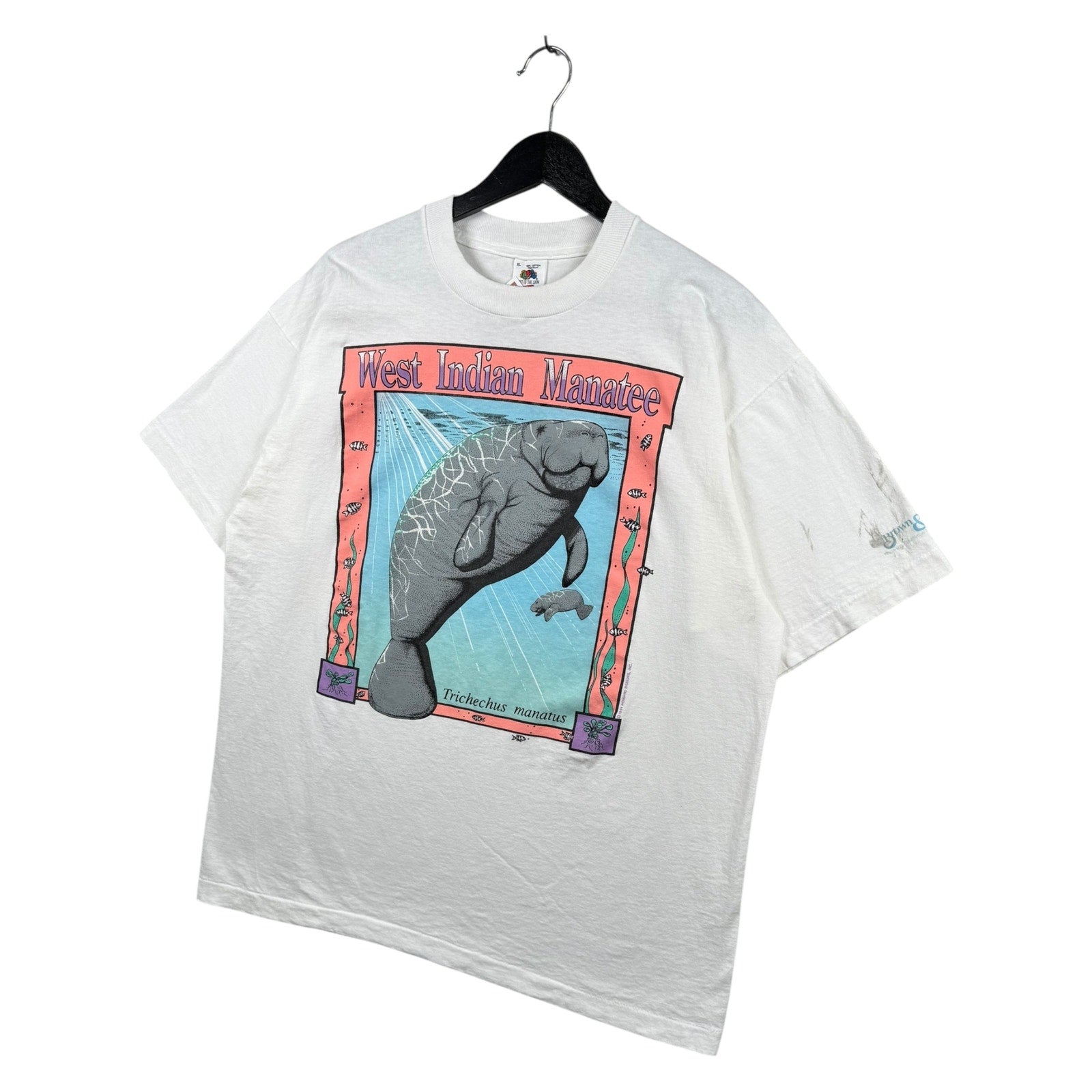 Vintage West Indian Manatee Graphic T-Shirt