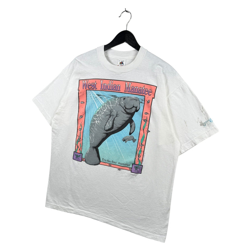 Vintage West Indian Manatee Graphic T-Shirt
