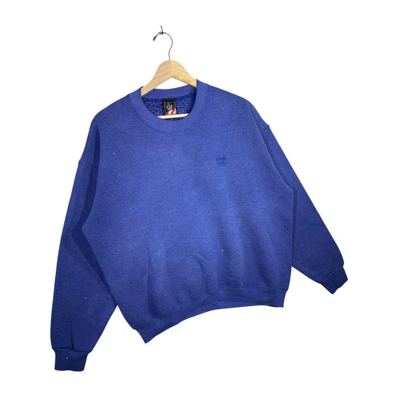 Vintage USA Olympics Logo Crewneck Large