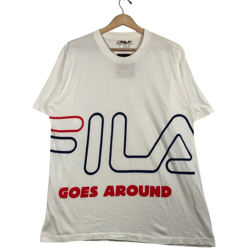 Vintage Fila "Goes Around" Tee