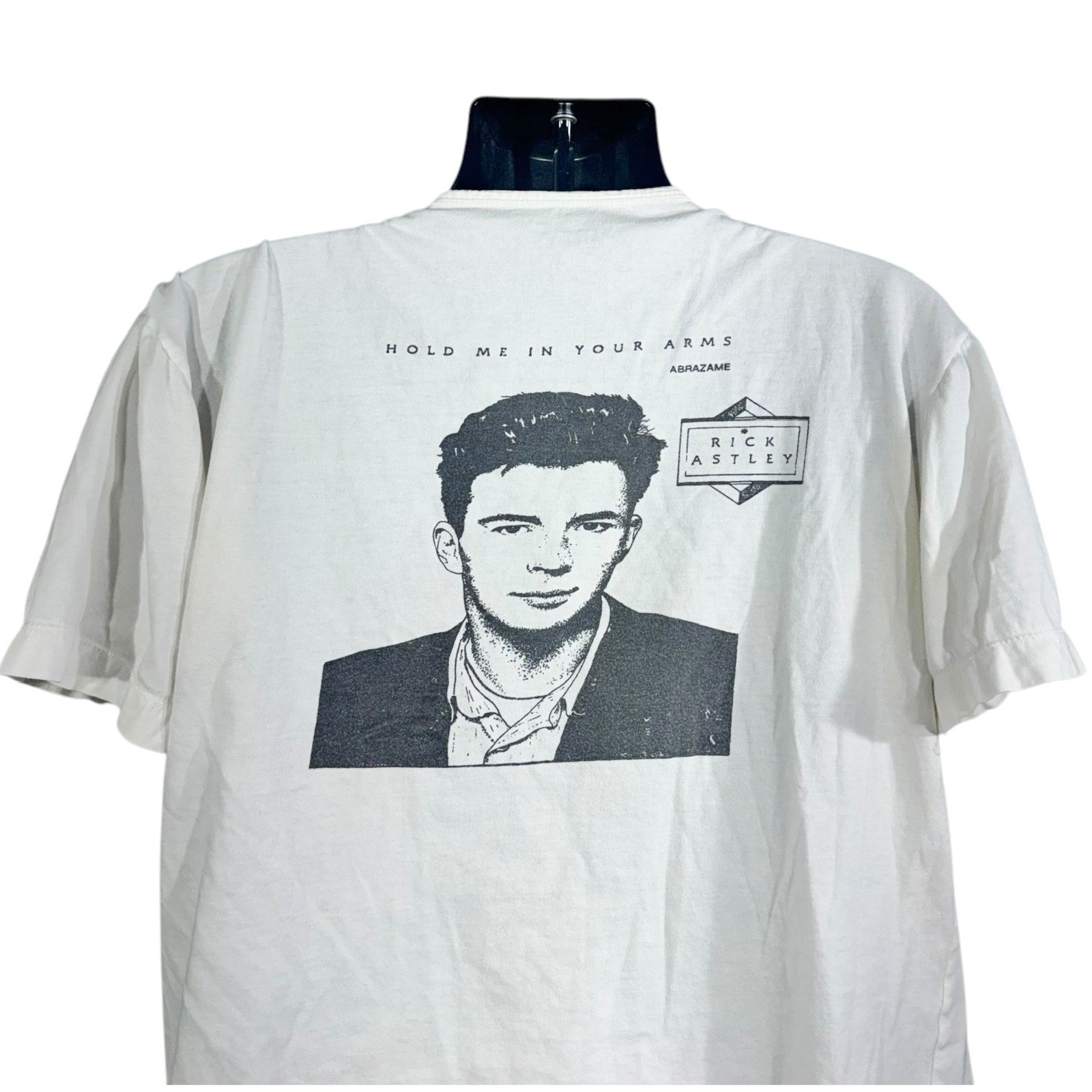 Vintage Rick Astley "Hold Me In Your Arms" Musician Tee