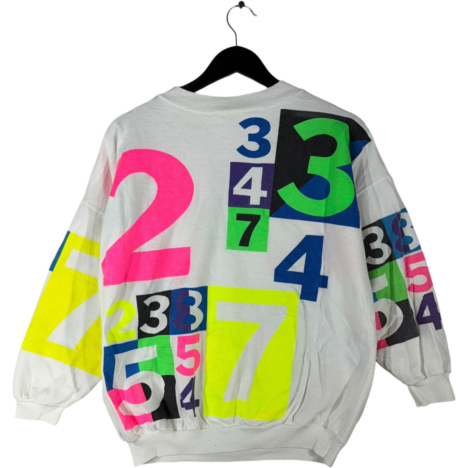 Vintage Numbers AOP Crewneck