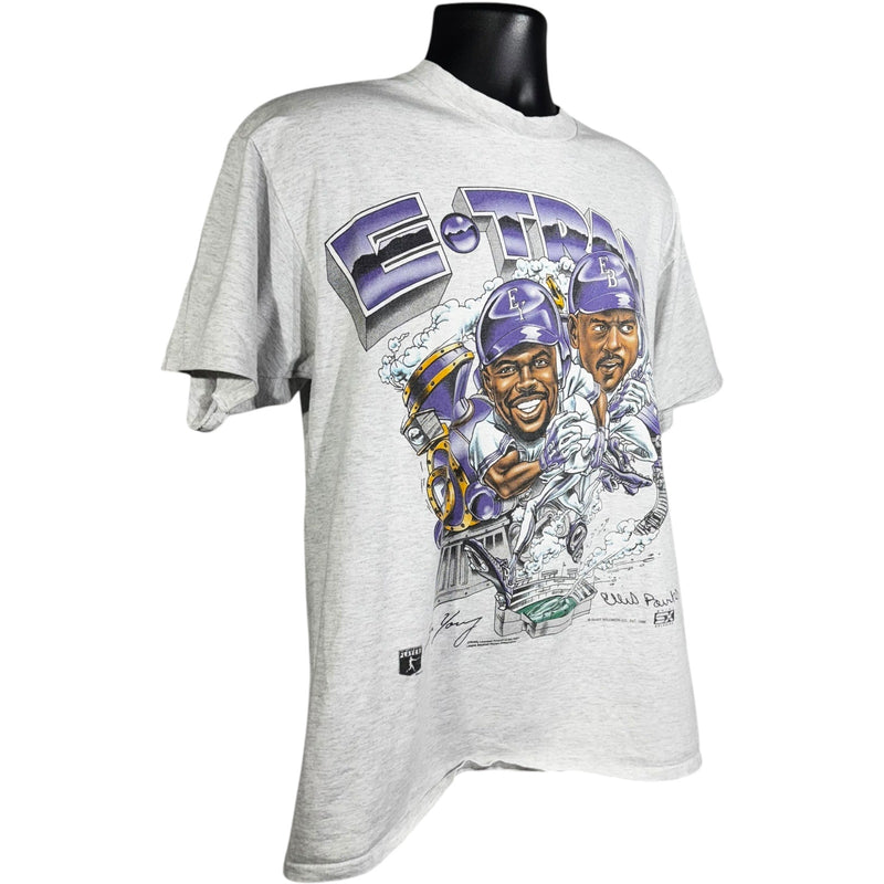 Vintage "E. Train" MLB Caricature Tee 90s