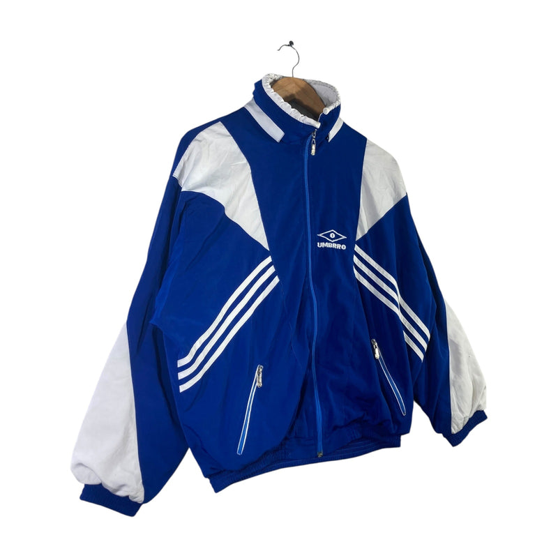 Vintage Umbro Colorblock Full Zip Track 90s Jacket